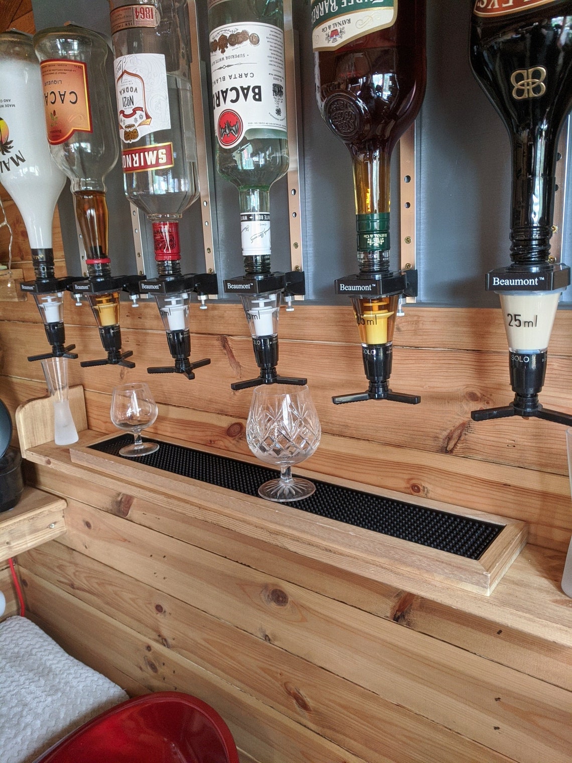 Drip Tray/drip Mat for Optics Bar Handmade Pine Shelf Bar Etsy UK