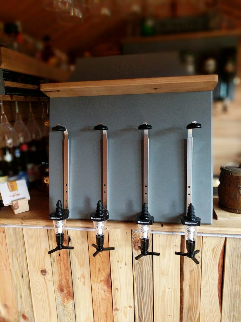 Handmade Pine optics Bar Personalised Home Bar wall mounted Etsy