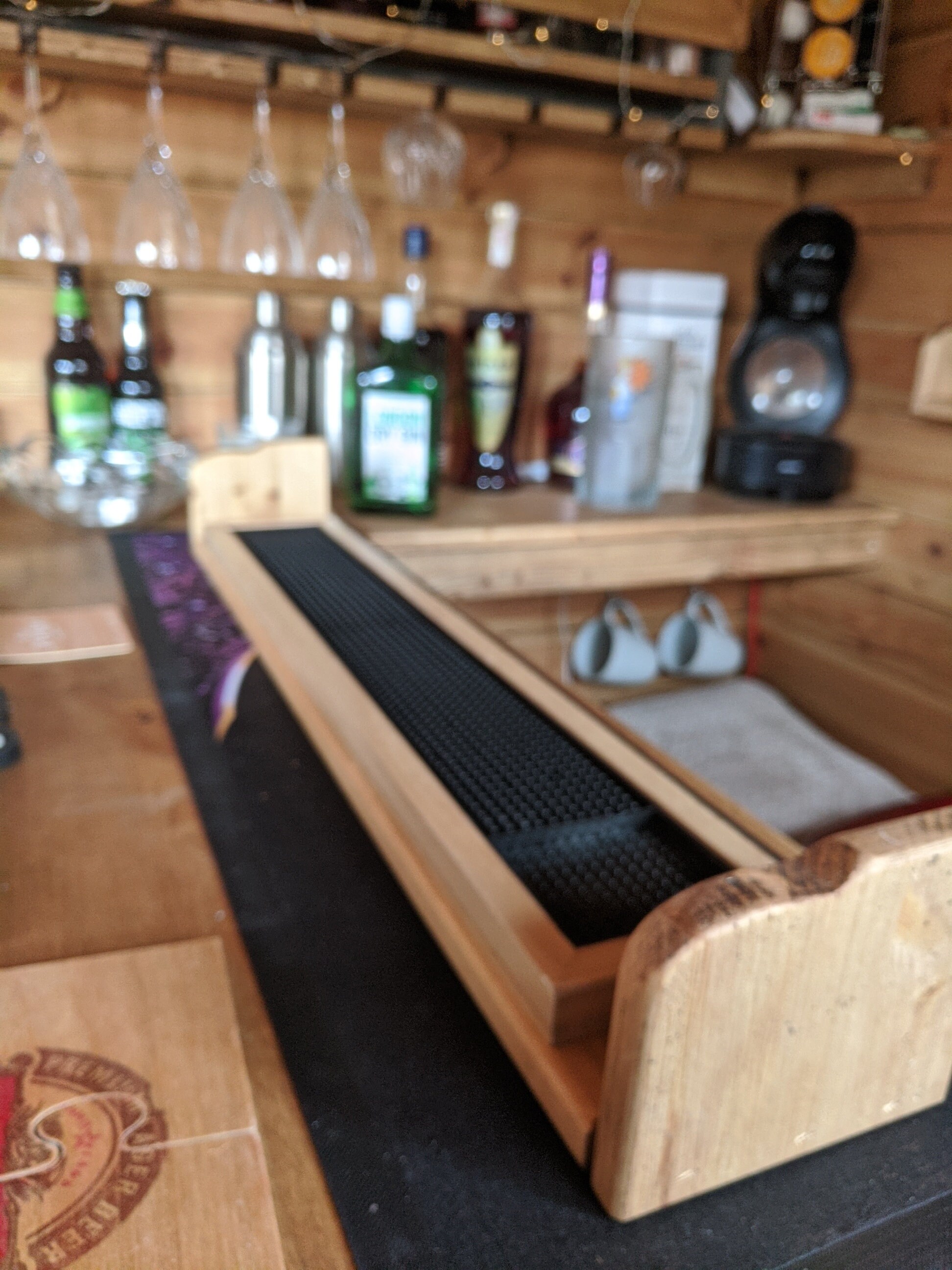 Drip Tray/drip Mat for Optics Bar Handmade Pine Shelf Bar Etsy UK