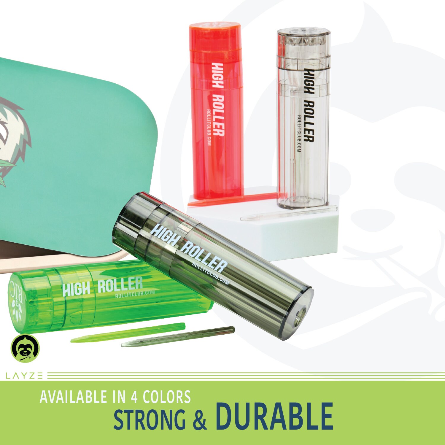 HIGHROLLER Herb Grinder & Cone Loader With 54 Preroll Papers Etsy