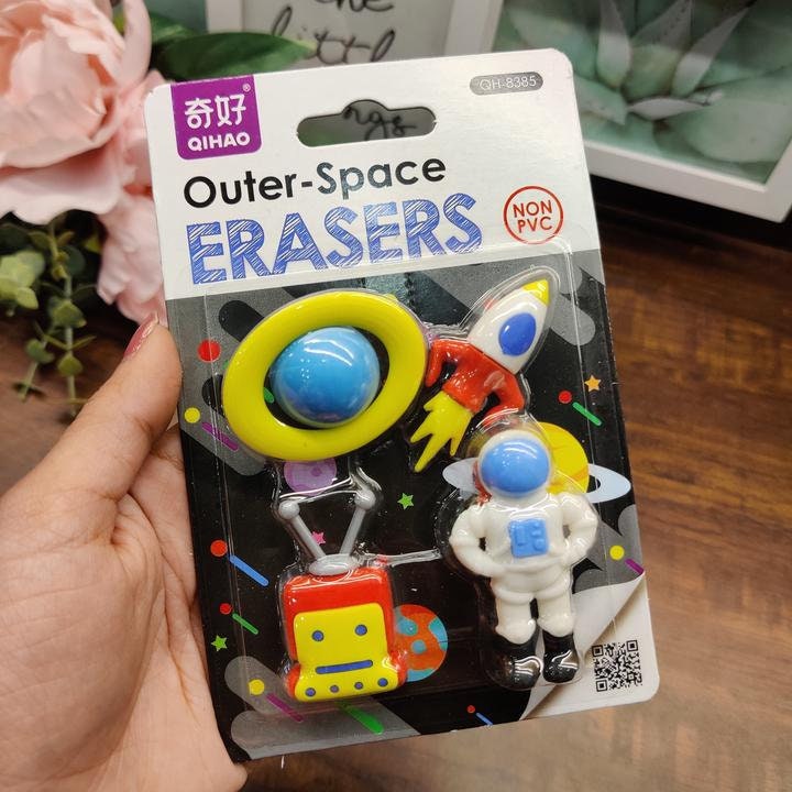Space Series Eraser set Pack of Space Series Erasers Etsy