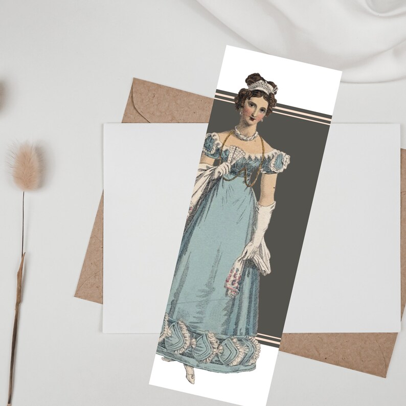 Printable Bookmarks, Jane Austen Inspired, Victorian Bookmark ...
