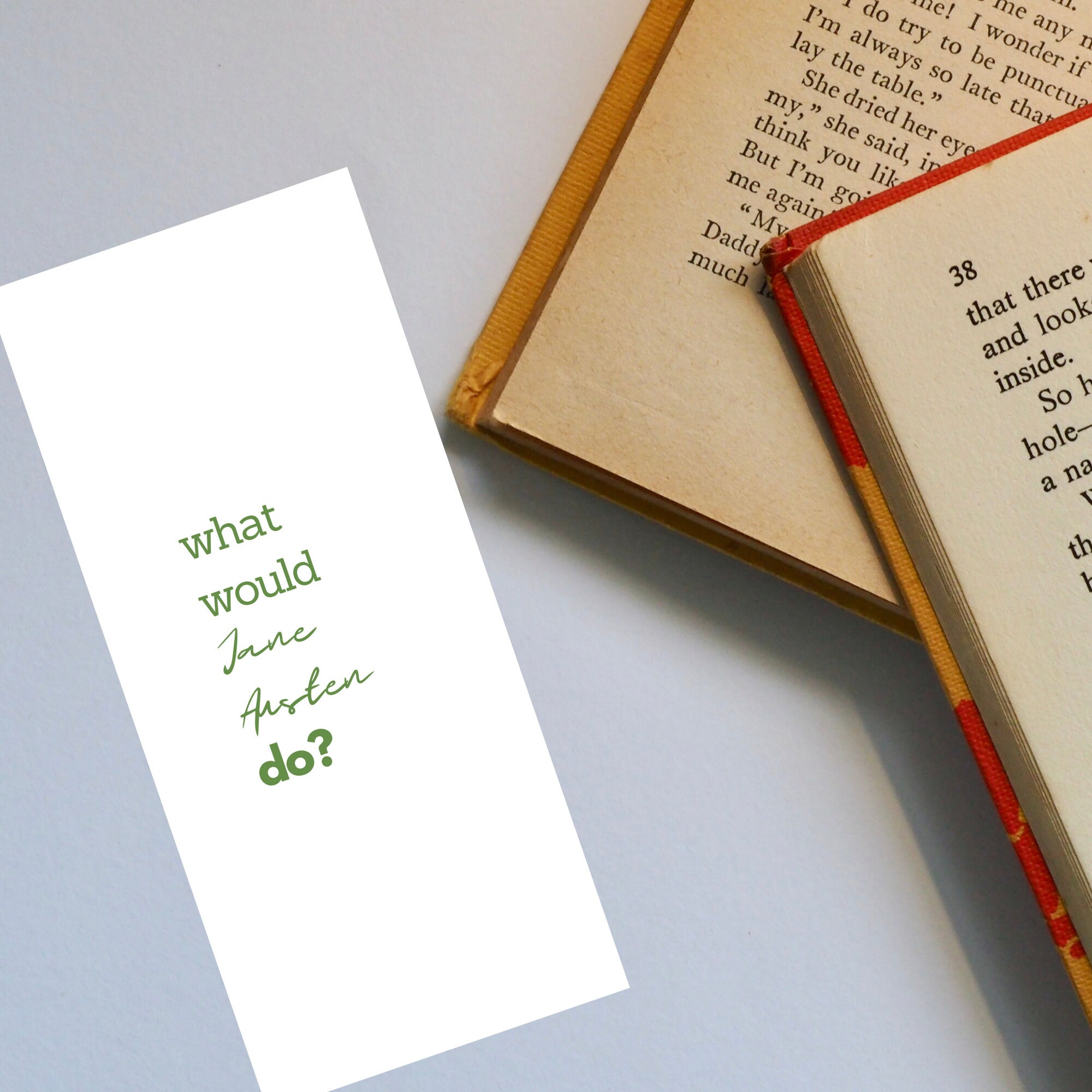 Set of 3 Printable Bookmarks + 2 FREE. Jane Austen Inspired, Printable ...
