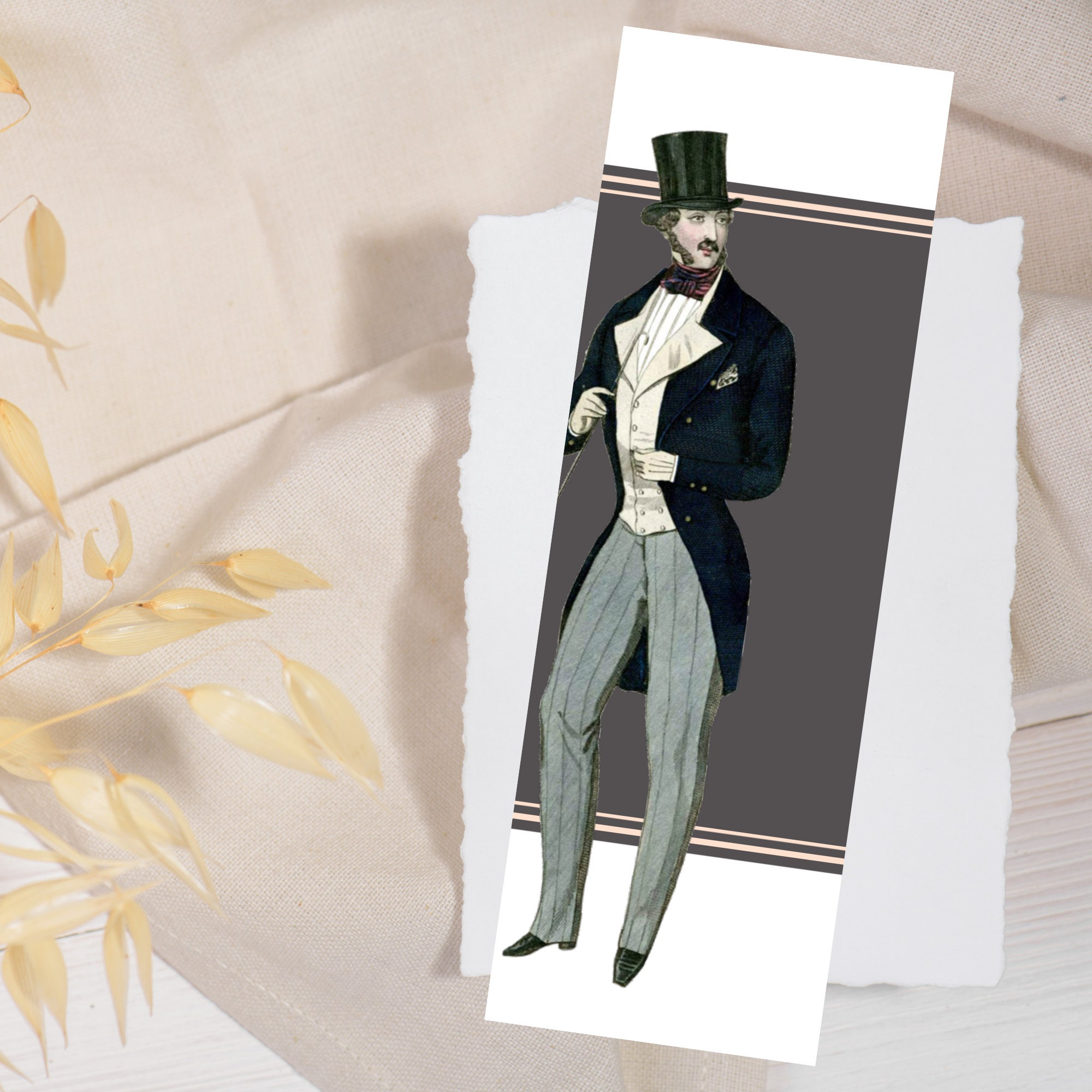 Printable Bookmarks, Jane Austen Inspired, Victorian Bookmark ...