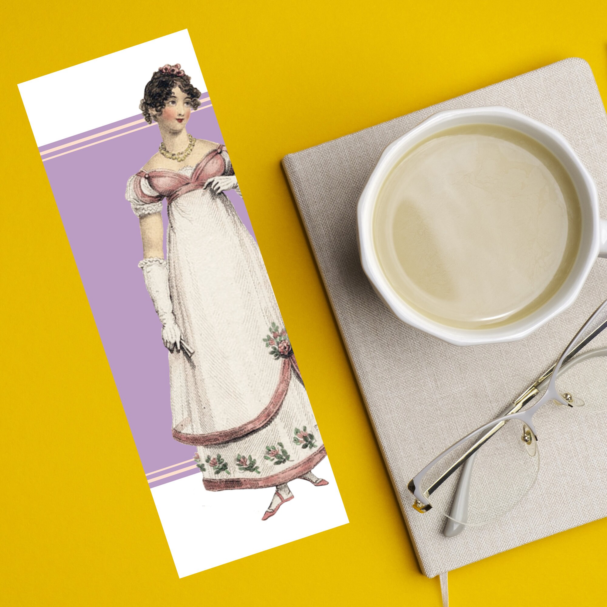 Printable Set of 3 Bookmarks, Jane Austen Inspired, Victorian Bookmark ...
