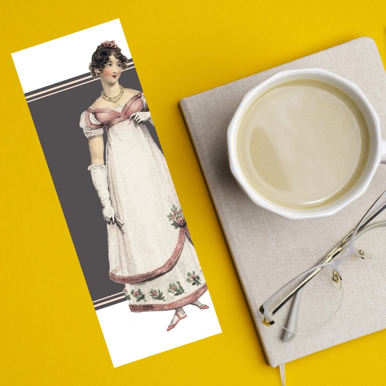 Printable Bookmarks, Jane Austen Inspired, Victorian Bookmark ...