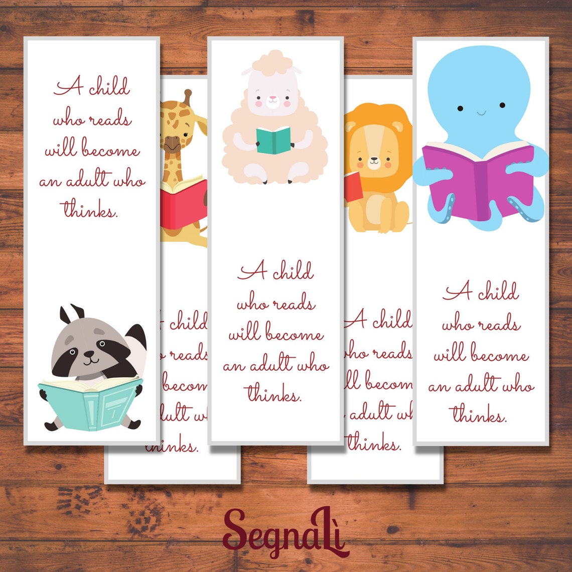 printable bookmark for boys and girls little bookworms etsy