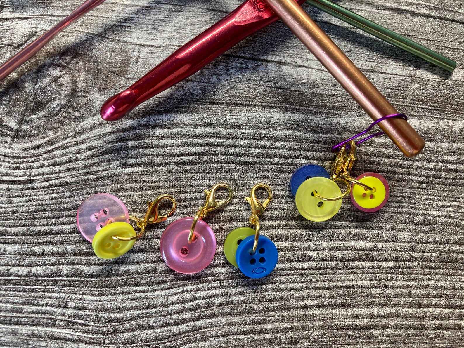 Handmade stitch markers in set 0004 Etsy