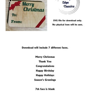 Gift Card Holder Ornament Bundle SVG File + PDF Instructions DIY Laser Cutting Machines Glowforge