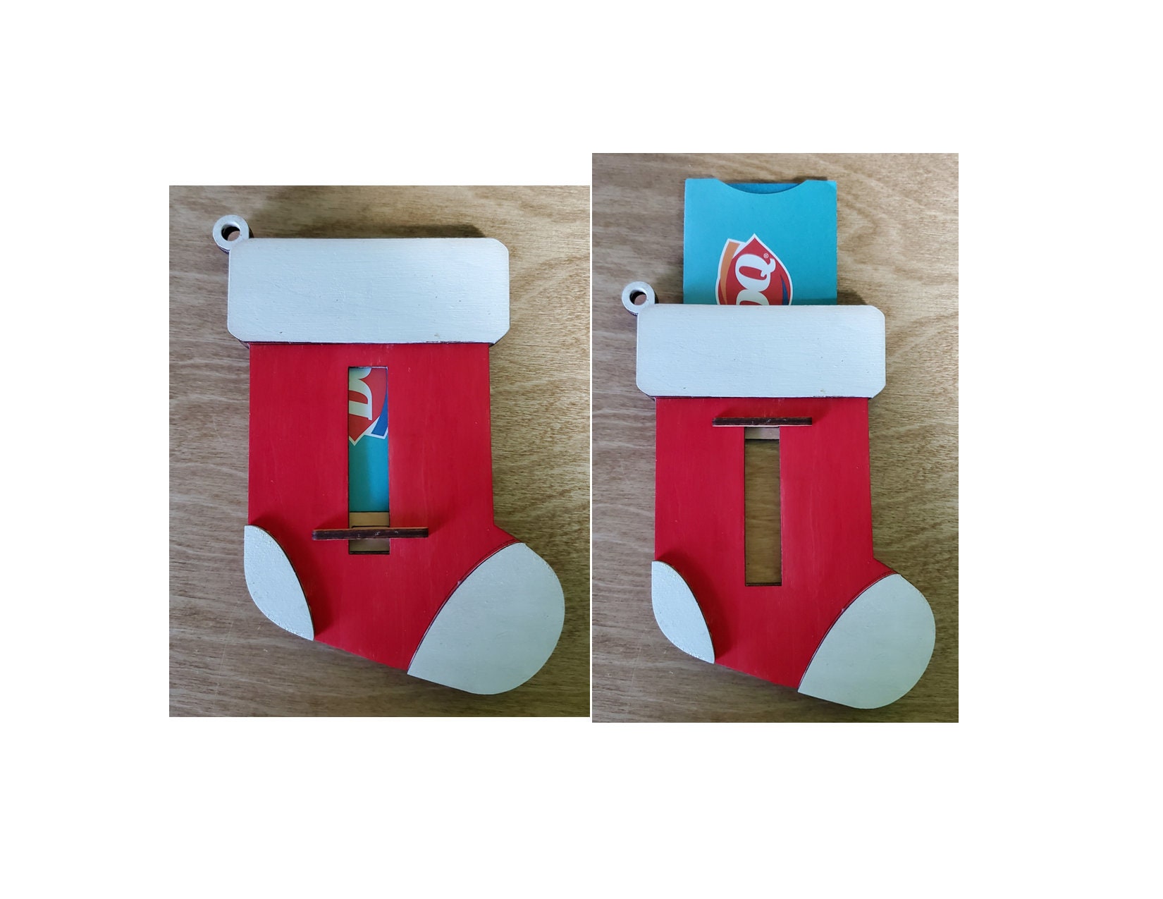 Christmas Stocking Gift Card Holder Ornament Bundle SVG File Etsy 日本