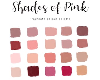 Nude Pink Color Palette - Etsy