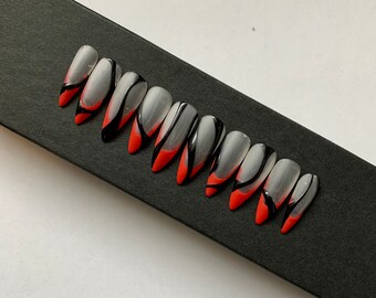 Red and Black Abstract