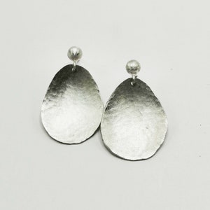 Large Frosted Oval Drops