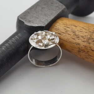 sterling silver handmade ring original design,handcrafted sterling silver ring,original artisan jewelery for gift,fine silver handcraft ring