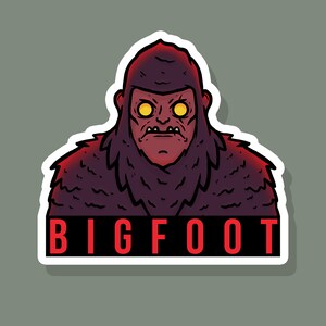 Cryptids: Bigfoot Sticker