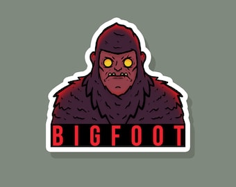Cryptids: Bigfoot Sticker