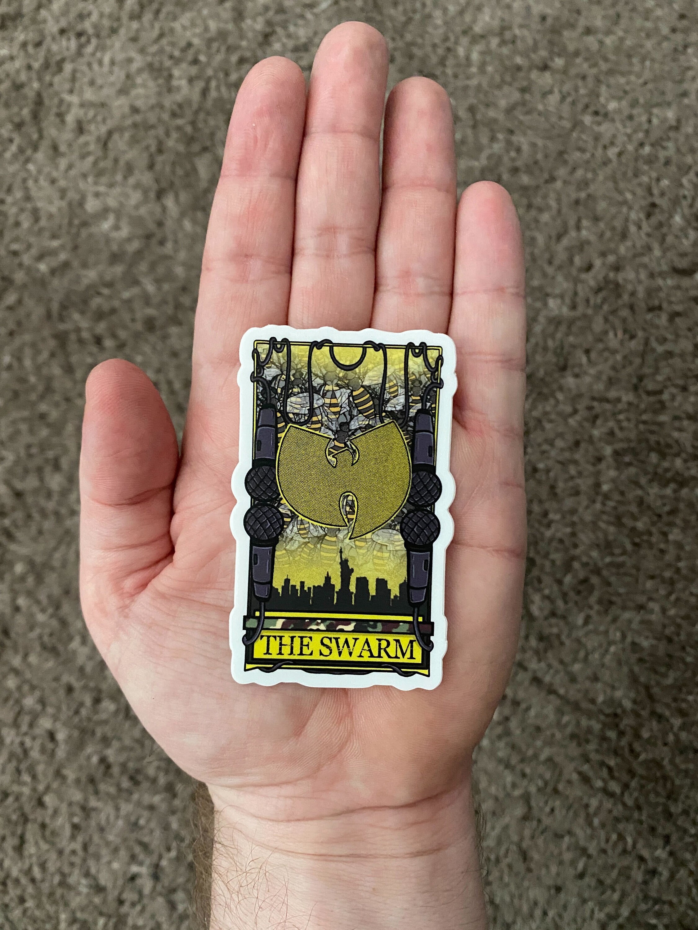 Wutang the Swarm Sticker Etsy