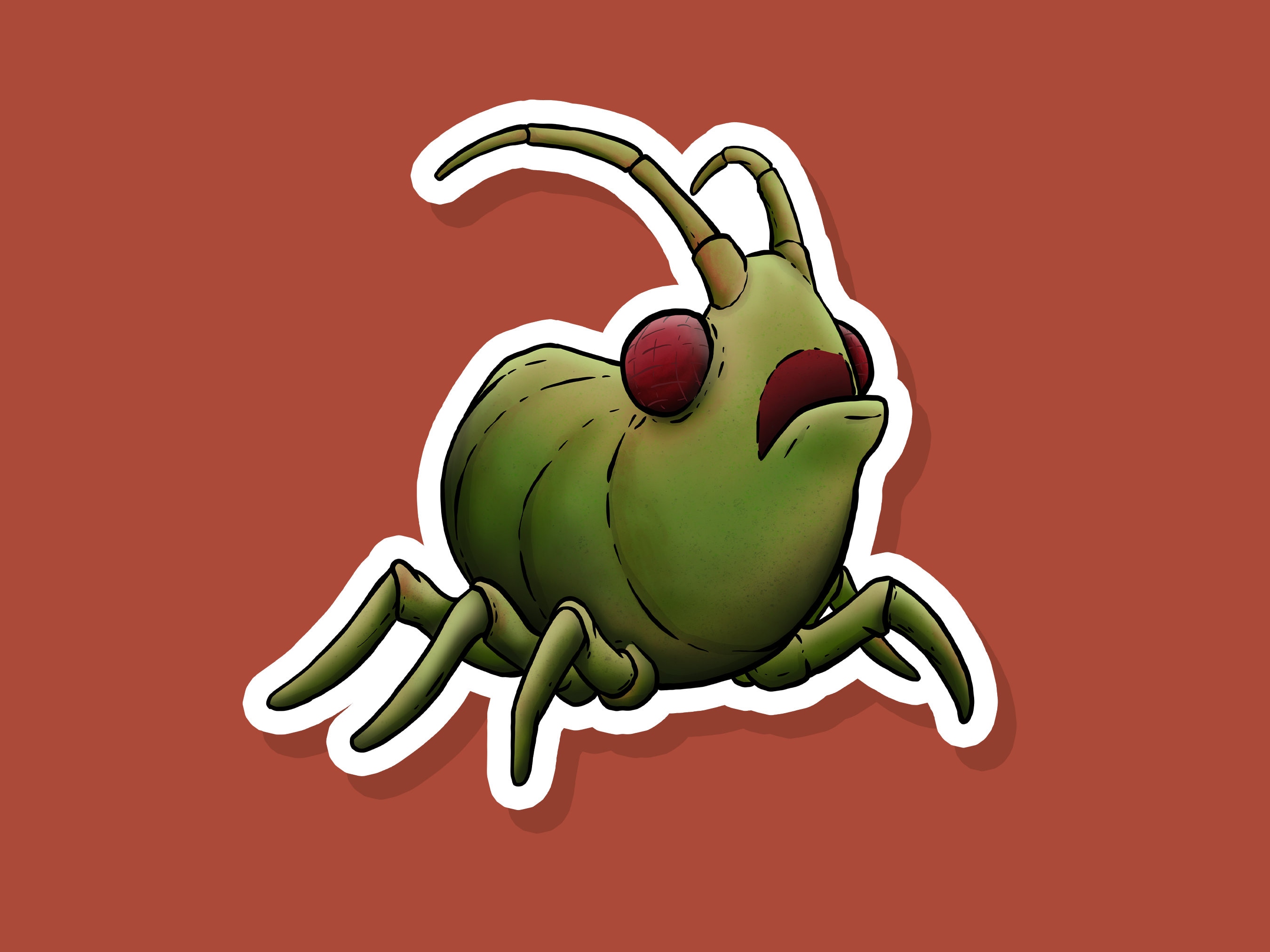 Aphid From 'grounded' Sticker - Etsy