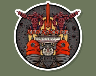 Fallout - Red Rocket Sticker