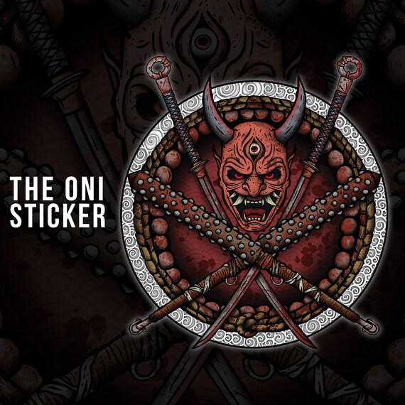 Dead By Daylight The Oni Sticker Etsy Dead By Daylight The Oni Sticker Etsy
