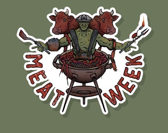 Fallout - Meat Week Sticker