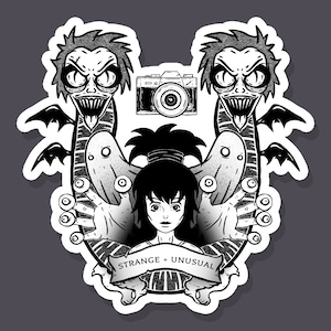 Lydia Deets / Pegatina de Beetlejuice