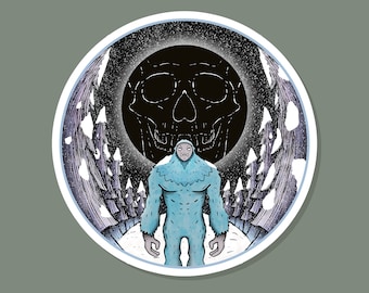 Yeti Holographic Sticker