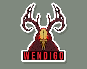 Cryptids: Wendigo Sticker