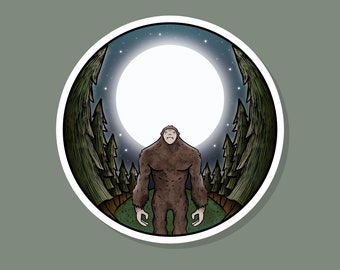 Bigfoot Holographic Sticker