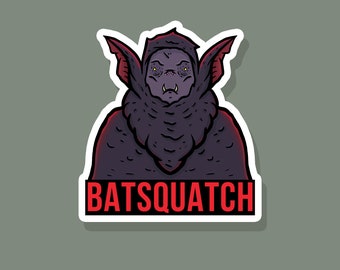 Cryptids: Batsquatch Sticker