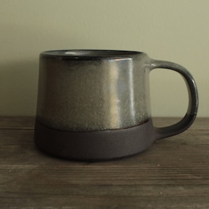 300ml Dark sage mug, Handmade ceramic mug, Handmade modern mug, Pottery mug, Coffee mug, Beige tea cup