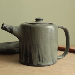 Handmade ceramic teapot, Pottery teapot, Minimal stoneware teapot, Modern teapot image 2