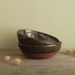 Ceramic bowl, Cereal bowl, Handmade ceramic bowl, Breakfast bowl, Soup bowl, Stoneware bowl, Red soup bowl, Ramen bowl,Tableware
