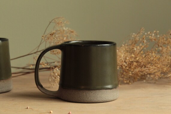 Three-colored Matte Ceramic Mug, Ceramic Coffee Cup, Minimalist Coffee Mug,  Stoneware Cup, Modern Ceramics , Handmade Tea Mug, Pottery Mug 