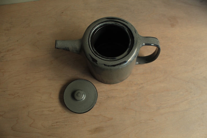 Handmade ceramic teapot, Pottery teapot, Minimal stoneware teapot, Modern teapot image 6