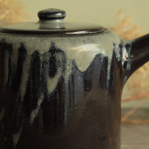 Handmade ceramic teapot, Pottery teapot, Minimal stoneware teapot, Modern teapot image 5