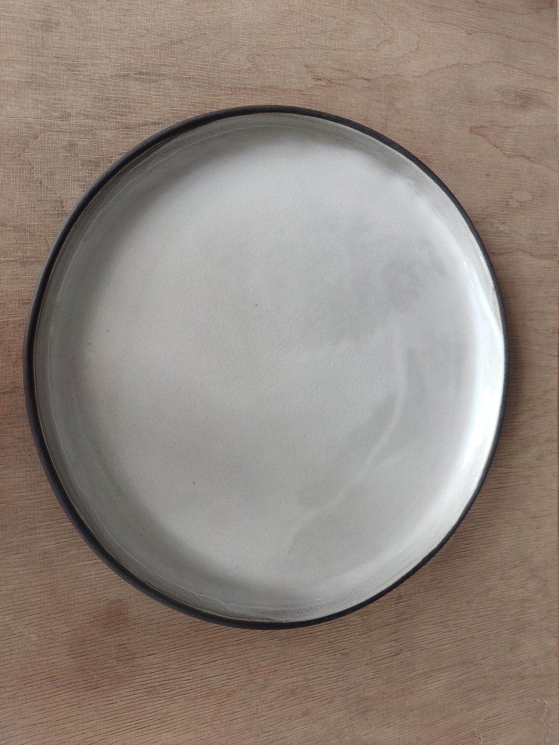 Set of 2 Ceramic Dinner Plates Handmade Ceramic Plates Etsy