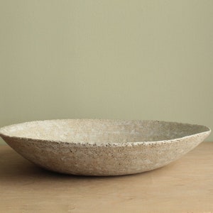 White speckled ceramic large bowl, Fruit bowl, Serving bowl, Handmade ceramic stoneware bowl, Gift for house, Home Deco, Housewarming gift
