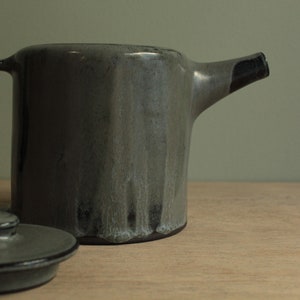 Handmade ceramic teapot, Pottery teapot, Minimal stoneware teapot, Modern teapot image 7