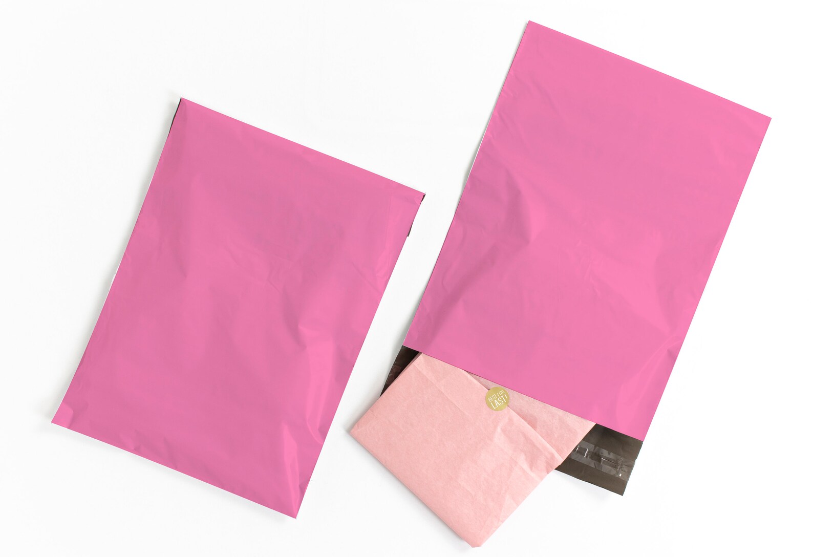 10x13 Pink Poly Mailer Shipping Bags 100 Pack Matte Light Etsy