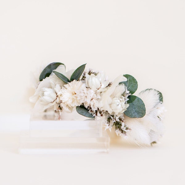 Bracciale fiori secchi | Eucalipto | matrimonio | Sposa | Damigelle d'onore | Damigella d'onore | Regalo di matrimonio