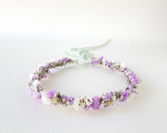 Hair wreath | Secret Dream | Dried flowers | Girls | Flower wreath hair | Hair accessories | JGA | Flower crown