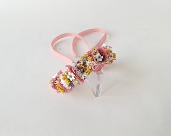 Bracelet dried flowers | Eye Candy | Bride | Bridesmaids | Maid of honor | Wedding gift