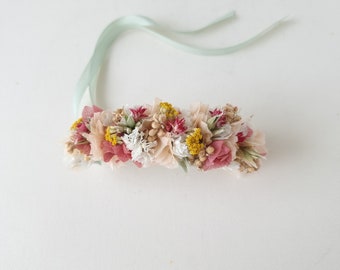 Bracelet dried flowers | Poppy | Bride | Bridesmaids | Maid of honor | Wedding gift