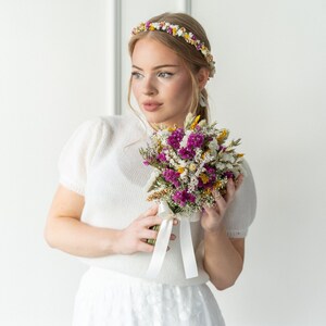 Hochzeit 2er bzw. 3er Set Aloha Haarkranz Brautstrauß Anstecker und Revers Kamm Haarnadeln Für Braut & Bräutigam Bild 2