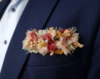 Ansteckblume Bräutigam | Poppy | Anstecker | Trockenblumen | Hochzeitsgäste | Hochzeit