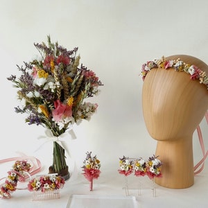 Ansteckblume Bräutigam Eye Candy Anstecker Revers Trockenblumen Hochzeitsgäste Hochzeit Bild 8