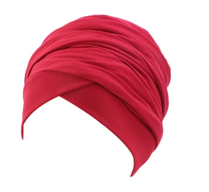 PRE-TIED HEADWRAP / Pre-Tied Turban/ Boho Chic/ Hippie Headwrap/ Headscarf/ Chemo Gift/ Chemo Cap/ African Print Turban/ Ankara Scarf image 10