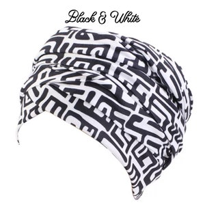 PRE-TIED HEADWRAP / Pre-Tied Turban/ Boho Chic/ Hippie Headwrap/ Headscarf/ Chemo Gift/ Chemo Cap/ African Print Turban/ Ankara Scarf image 5