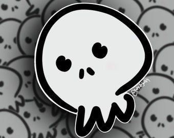 Cute Skull Sticker